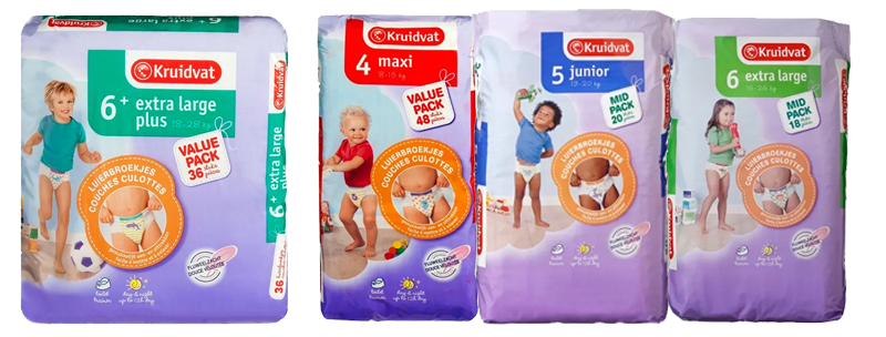 kruidvat luierbroekjes