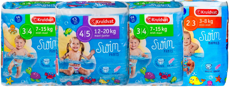 Kruidvat zwemluiers