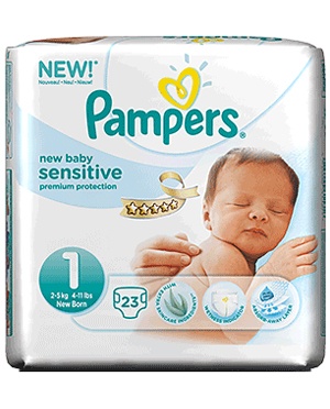 pampers new baby sensitive